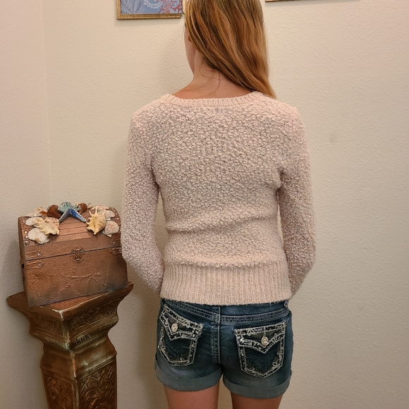 Almost  Famous  Pretty In Pink Sweater 💗 - Picture 4 of 6